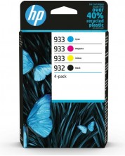 Мастилница HP - 932, за DesignJet 6100/7612, 4-Pack, C/M/Y/B -1